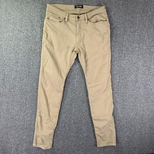 Duer Pants Men 34x30 N2X Slim Fit Beige Stretch Modern